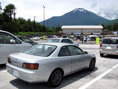 道の駅須走からの富士山