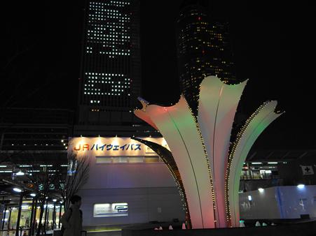 名古屋駅太閤口の夜景