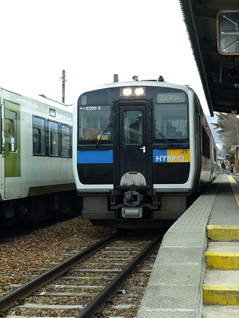 キハ110系とキハE200(野辺山駅)3